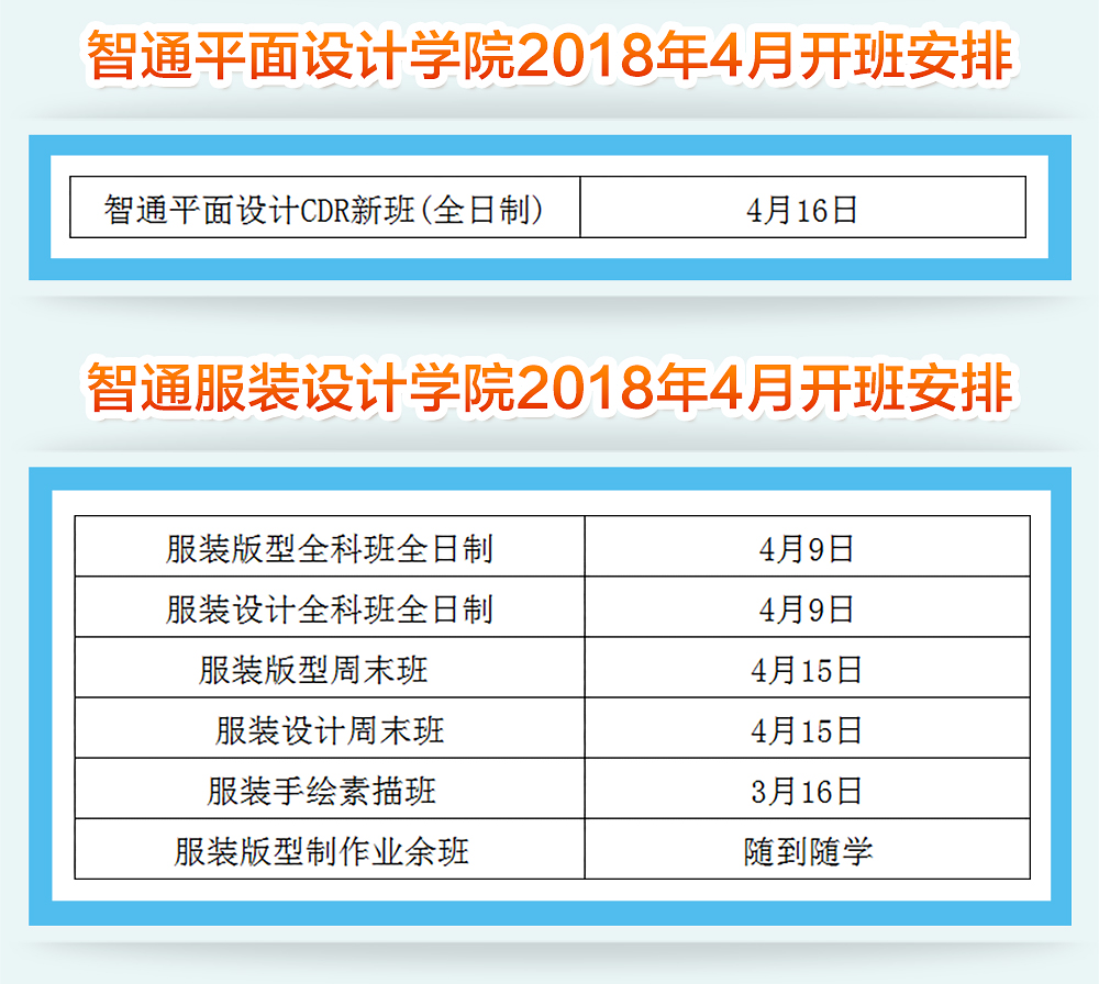 2018年4月廣東智通職業培訓學院開班通知03