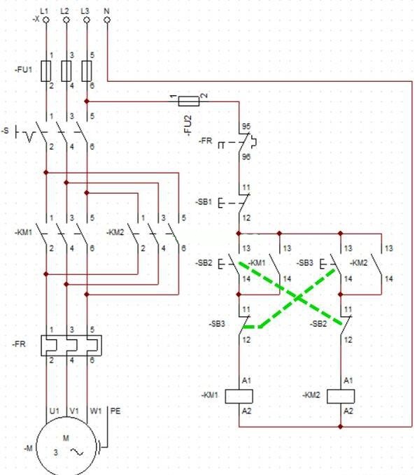 電工證報考條件-三相交流電動機正反轉互鎖電路的分析